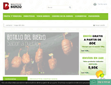 Tablet Screenshot of cerezasdelbierzo.com